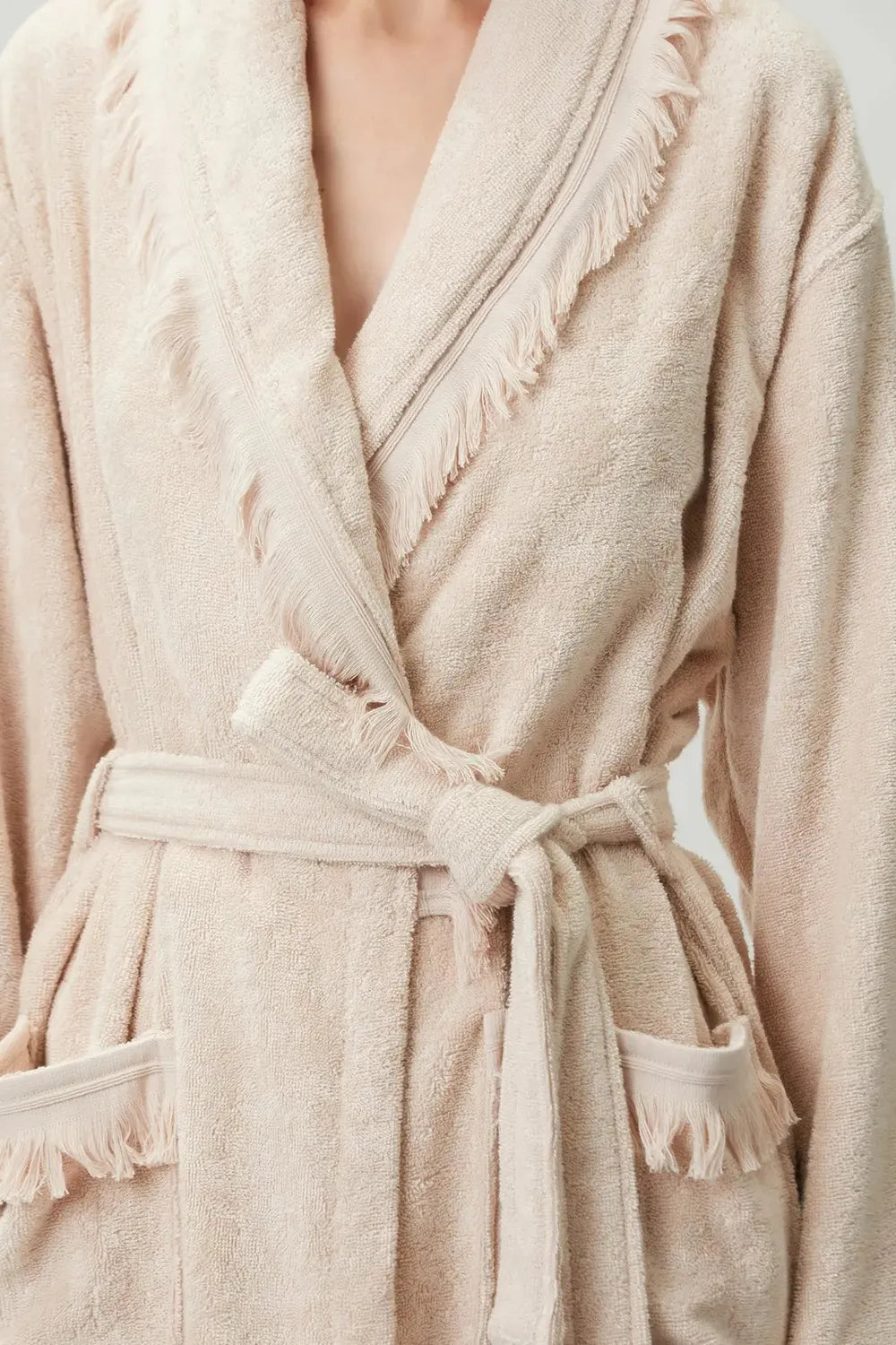 Belina Bambu Kadın Bornoz Whisper Pink - 2