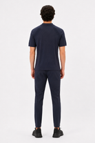 Polo Yaka Fermuarlı Basic Erkek Kazak-Lacivert - 1