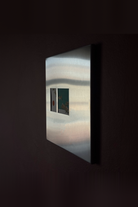 Fırçalanmış Çelik Kare Fotoğraf Paneli, Çift Açıklıklı - 30x30 Cm - 2