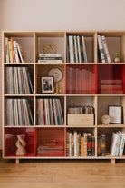 Grid 04 Plex Masif Ahşap Raf - 0