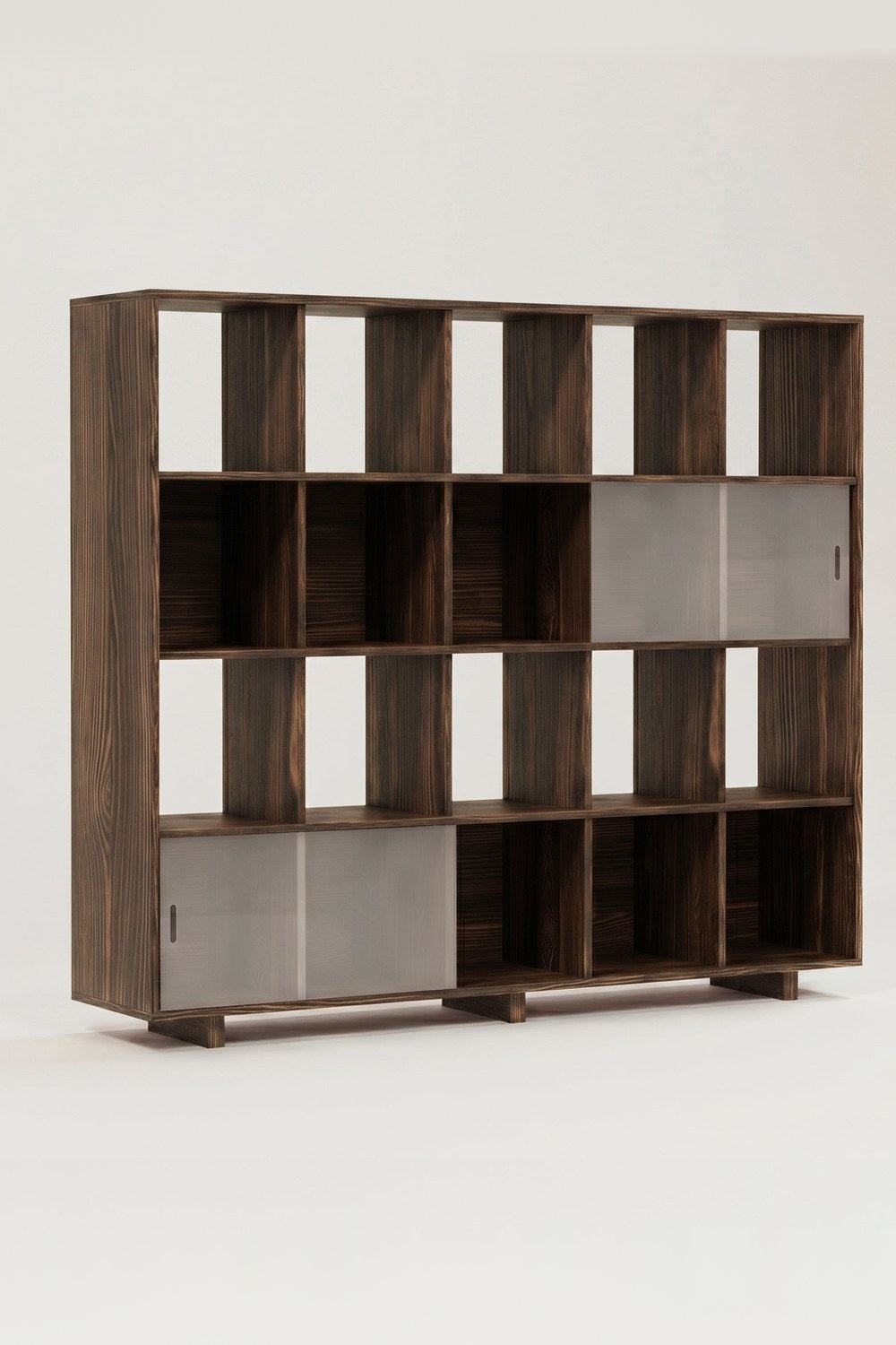 Grid 04 Plex Masif Ahşap Raf - 8