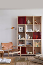 Grid 05 Plex Masif Ahşap Raf - 1