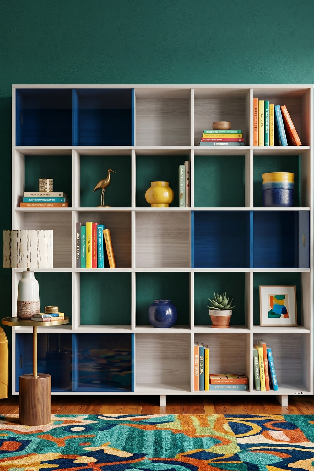 Grid 05 Plex Masif Ahşap Raf - 2