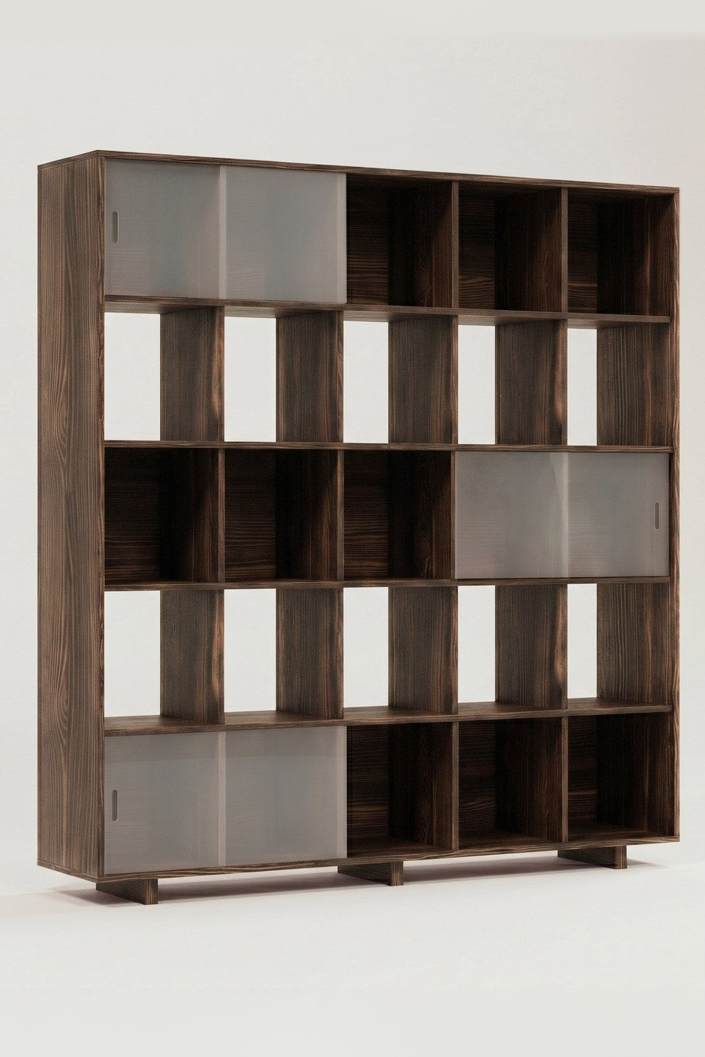Grid 05 Plex Masif Ahşap Raf - 3
