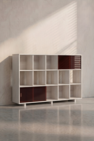 Grid 03 Plex Masif Ahşap Raf - 1