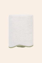 Scallop %100 Pamuk Havlu Seti Ecru+Olive - 7