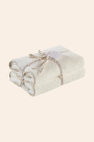 Scallop %100 Pamuk Havlu Seti Ecru+Desert Sand - 1