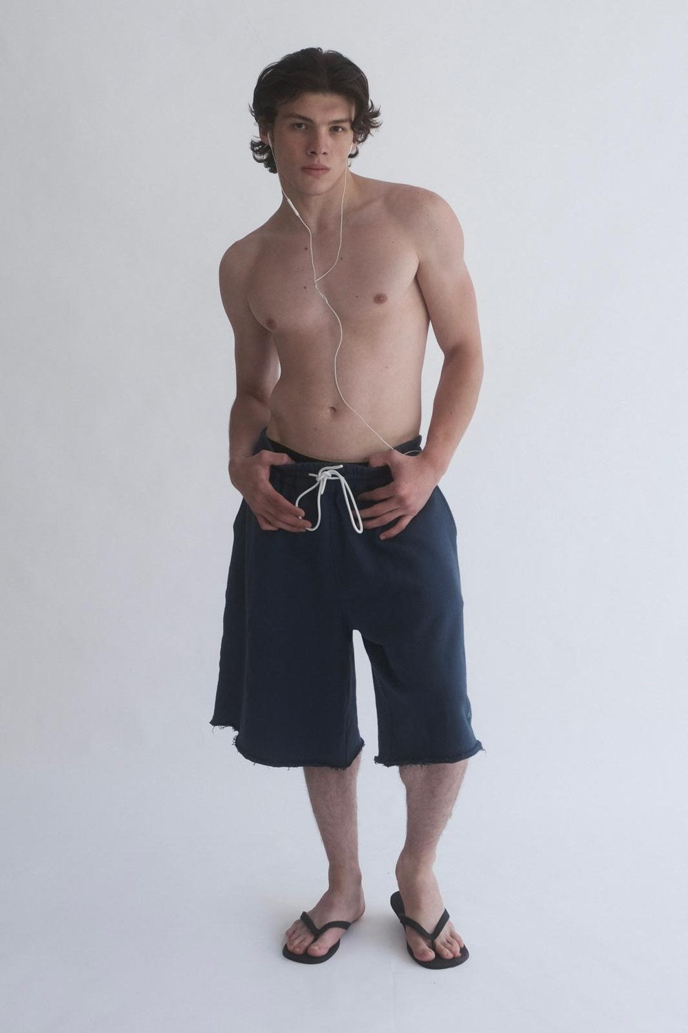 Jasper Fırçalı Penye Relaxed Fit Şort - 4