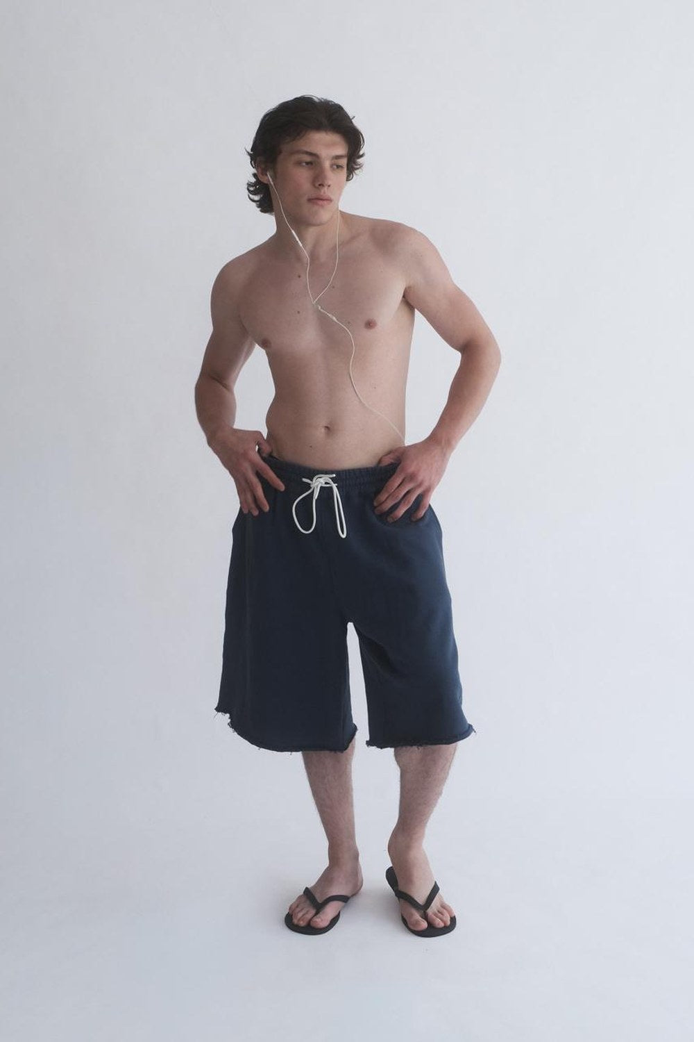 Jasper Fırçalı Penye Relaxed Fit Şort - 5