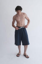 Jasper Fırçalı Penye Relaxed Fit Şort - 6