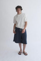 Jasper Fırçalı Penye Relaxed Fit Şort - 7