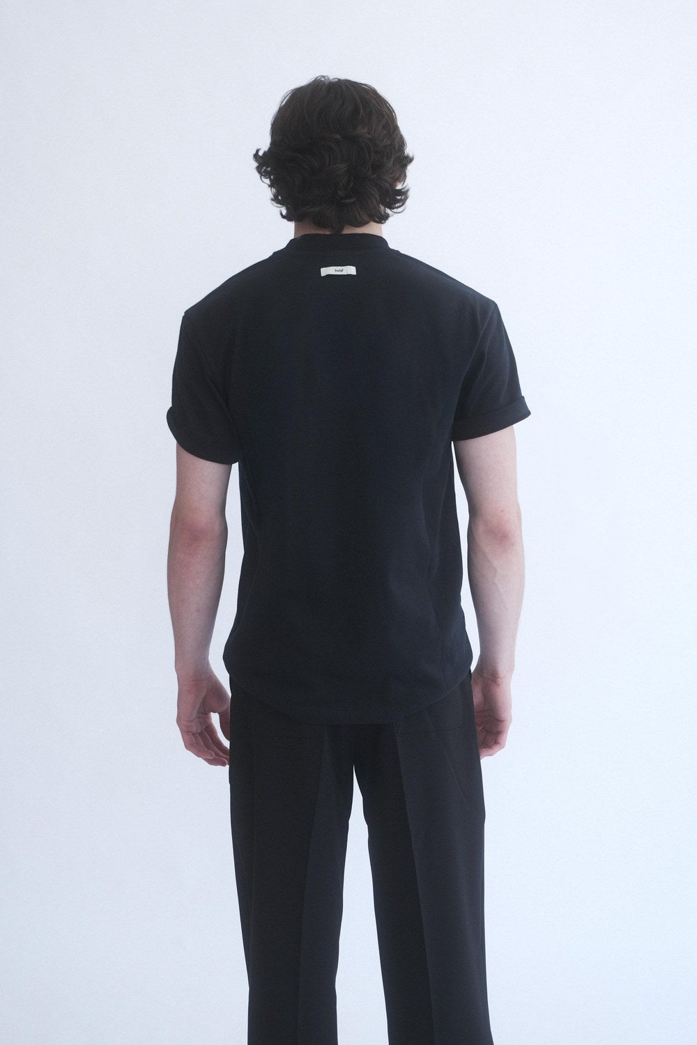 Alvin Siyah Basic T-Shirt - 4