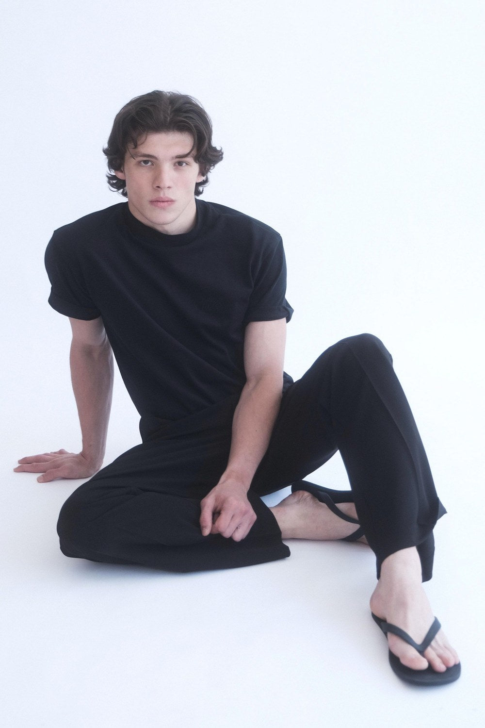 Alvin Siyah Basic T-Shirt - 5
