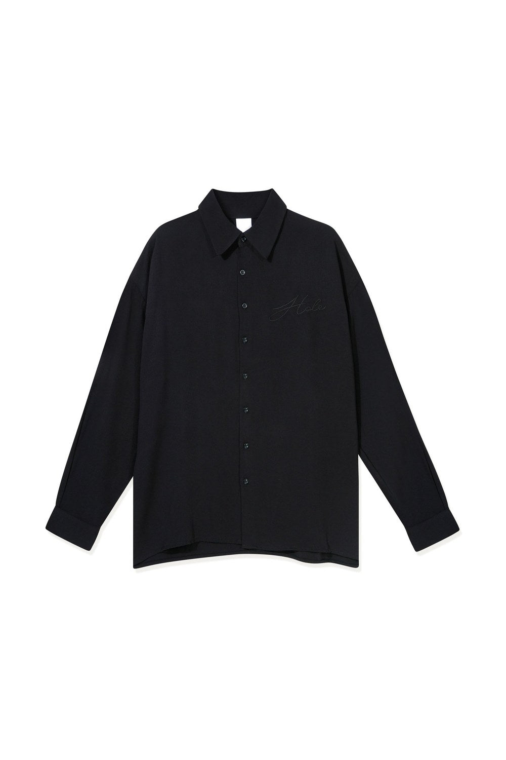 Belmondo Kumaş Oversize Siyah Gömlek - 11