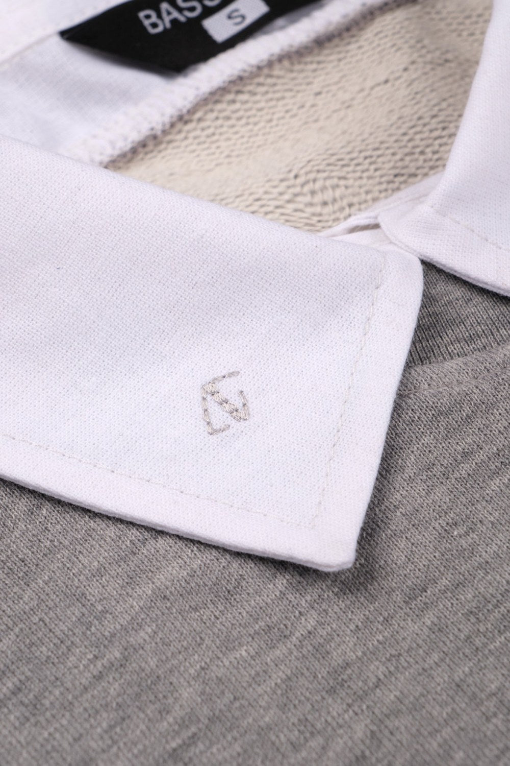Gömlek Katmanlı Sweatshirt, Gri - 0