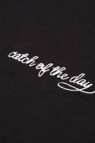 Catch Of The Day T-Shirt, Siyah - 2