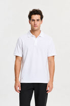 Kısa Kollu Polo T-Shirt, Beyaz - 0