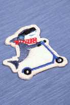Scootering Shark T-Shirt, Mavi - 1
