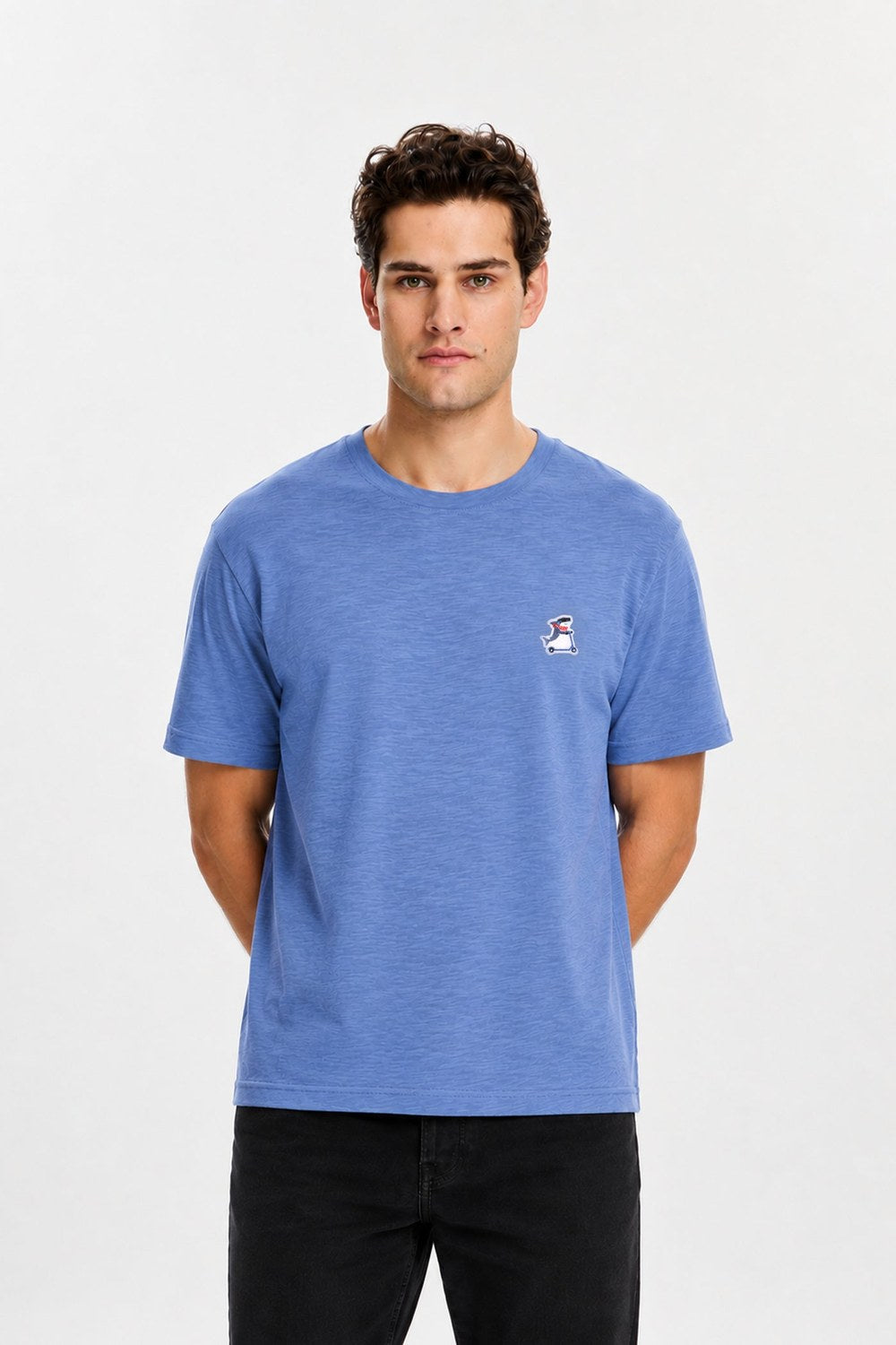 Scootering Shark T-Shirt, Mavi - 2