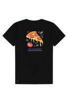 Pizza T-Shirt, Siyah - 5
