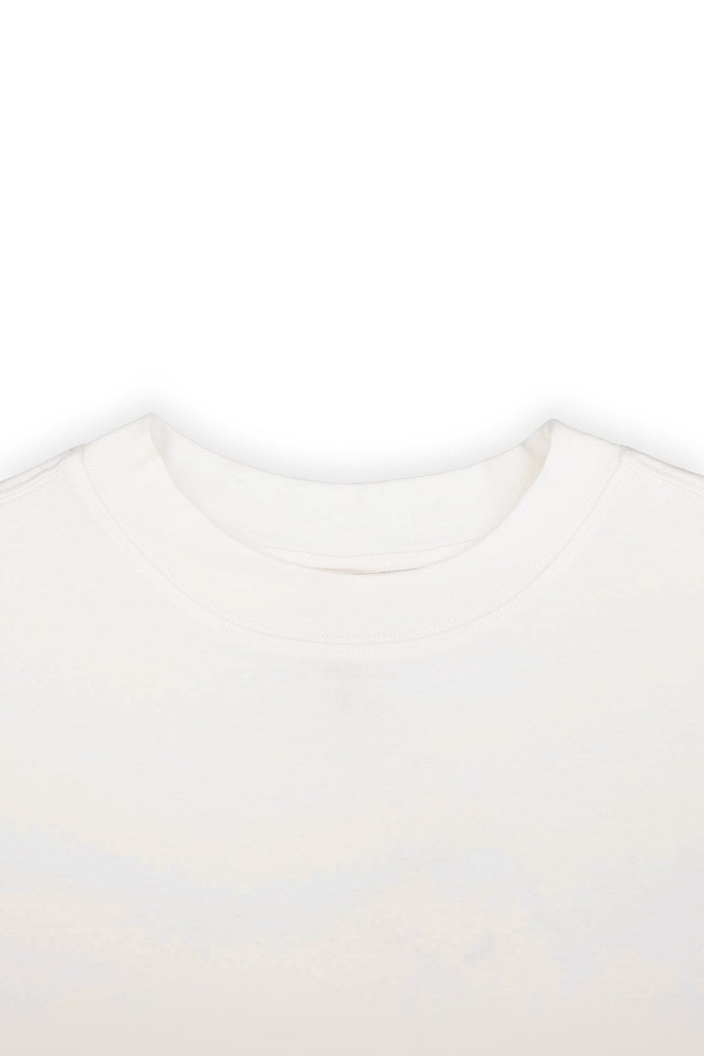 Organik Penye Basic Ekru Regular T-Shirt - 2