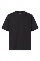 Organik Penye Basic Siyah Regular T-Shirt - 1
