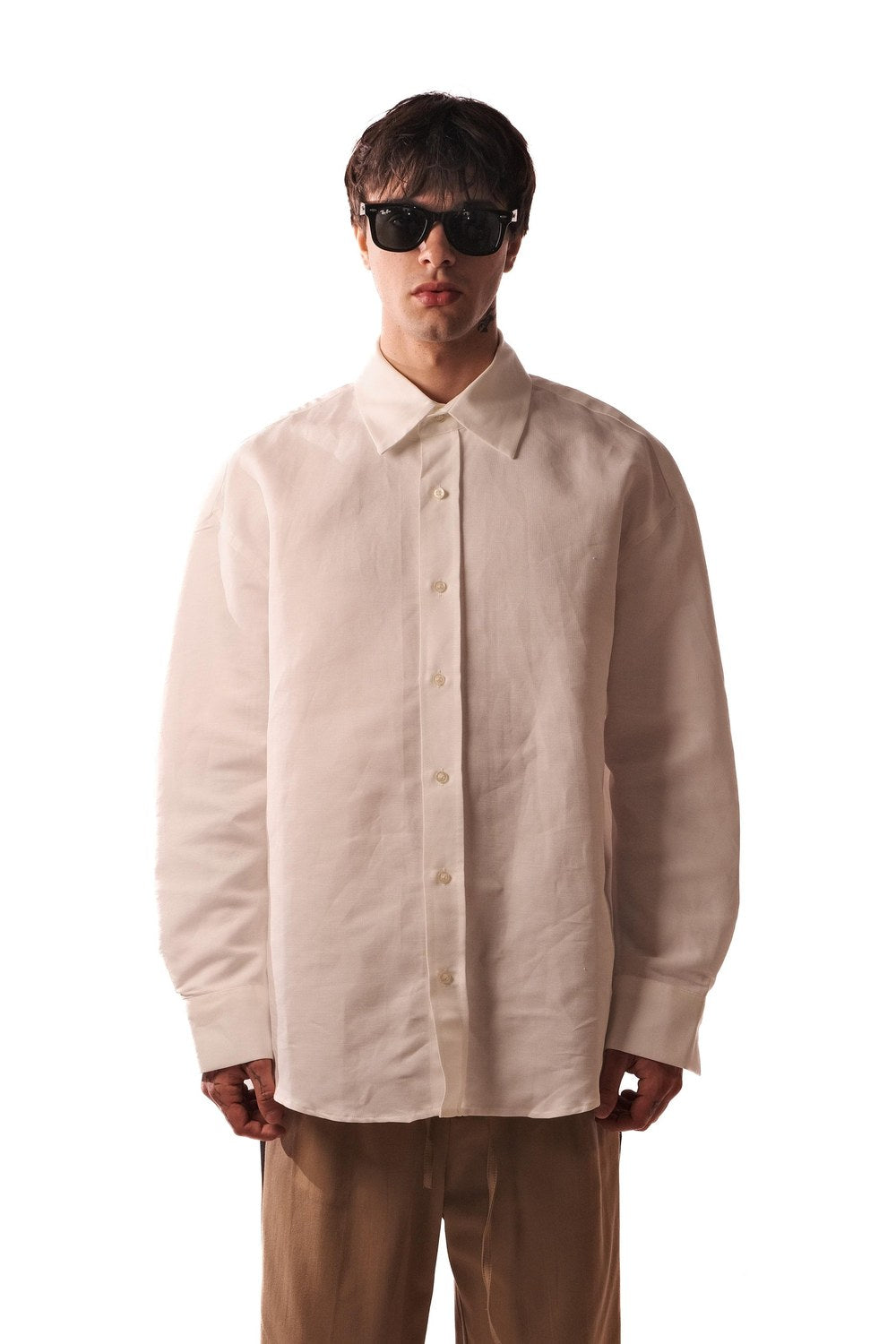 Tlg Keten Oversize Gömlek - 8