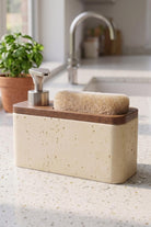 Travertine Süngerli Sıvı Sabunluk, Krem, 420 Ml - 0