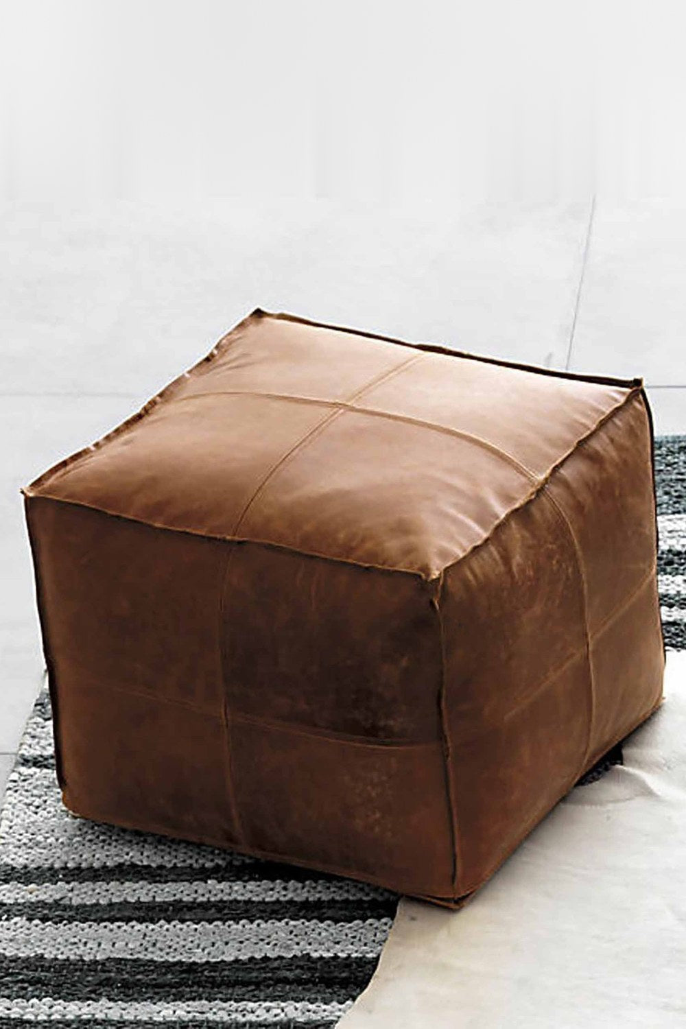 Deri Puf - Bronz - 7