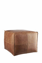 Deri Puf - Bronz - 8