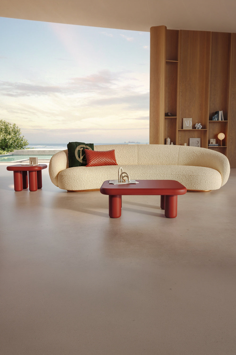 Denire Orta Sehpa, Beyaz - 0