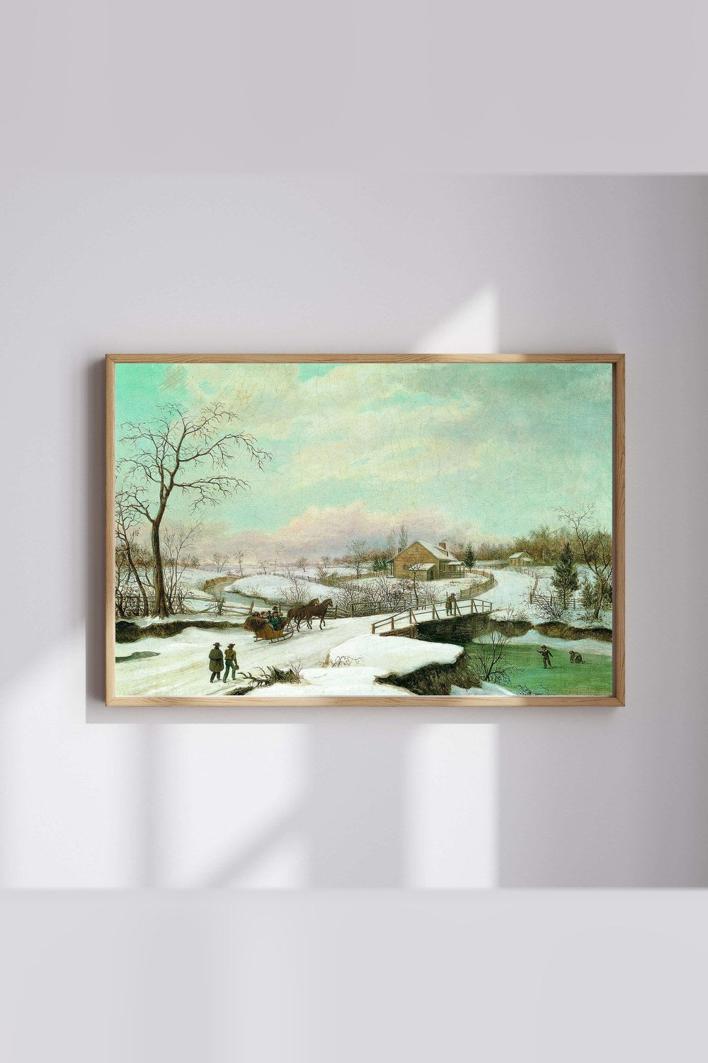 Thomas Birch - Philadelphia Kış Manzarası - 1