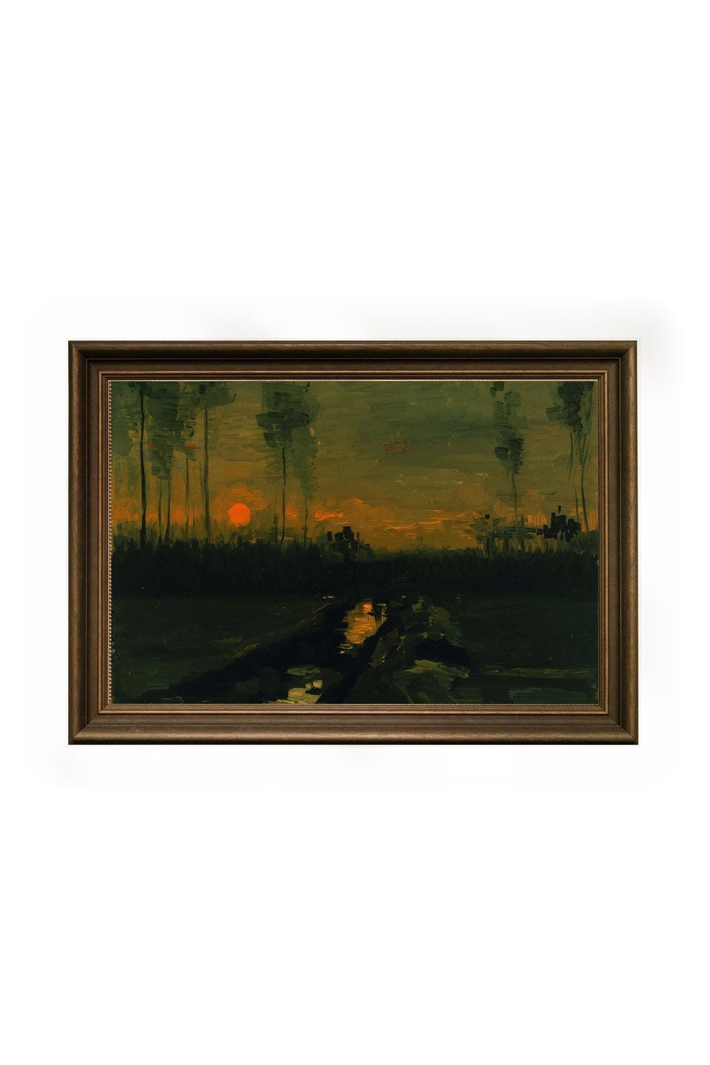 Vincent Van Gogh - Akşam Manzarası - 3