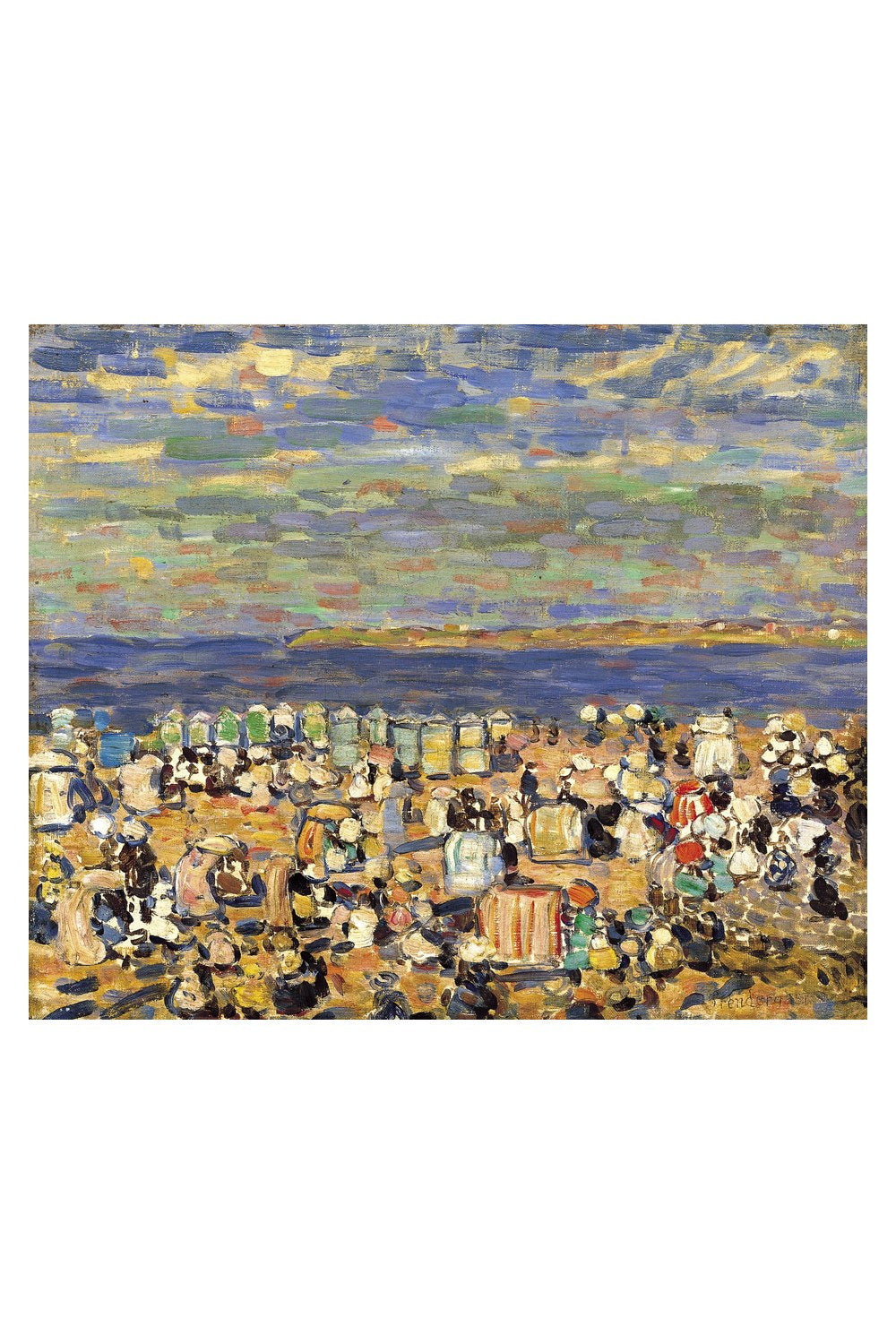 Maurice Prendergast - Saint-Malo Plajı - 4