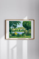 Maximilien Luce - Ağaçların Arasından Rolleboise'ın Etekleri - 2