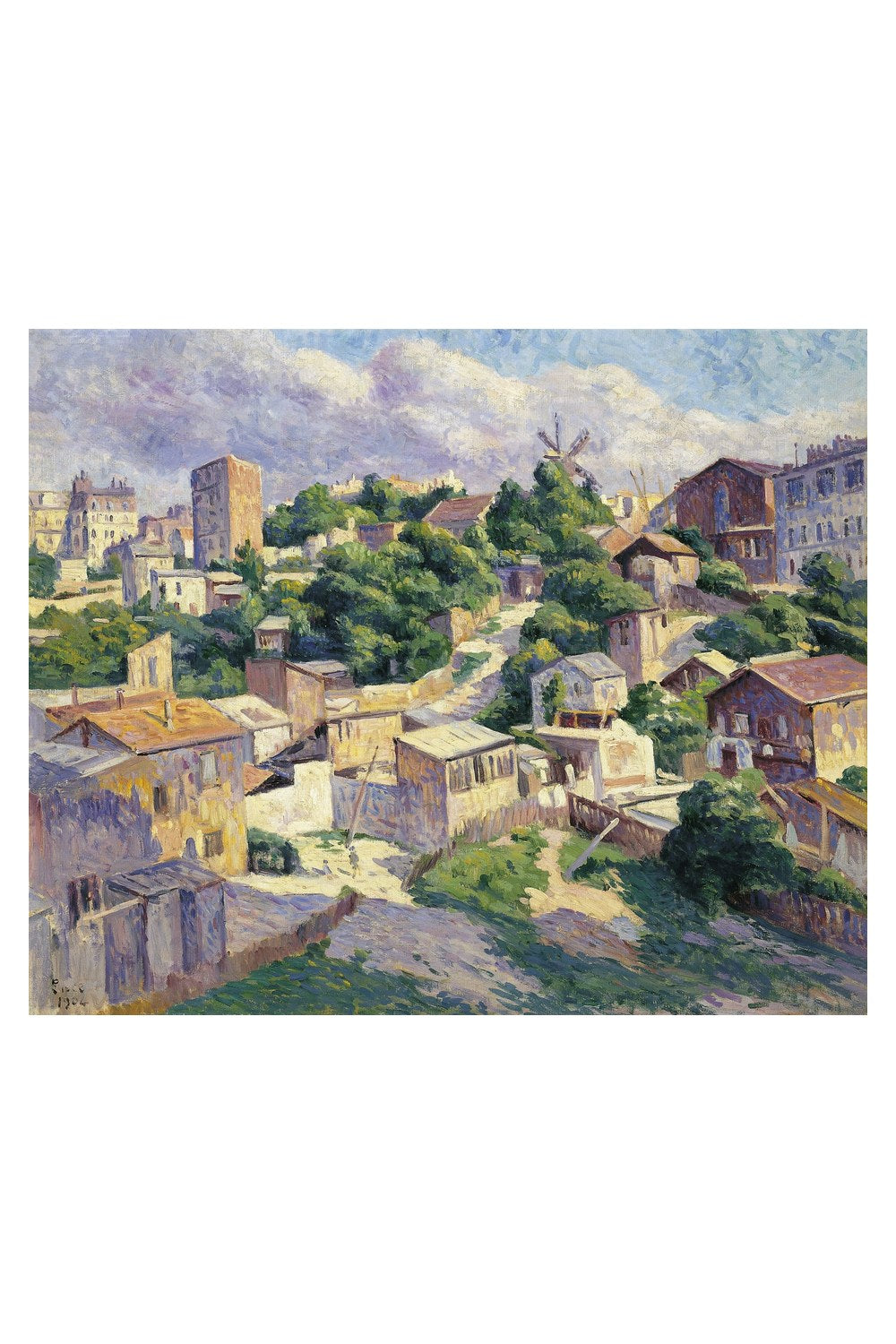 Maximilien Luce - Montmartre'da Çalılık - 4