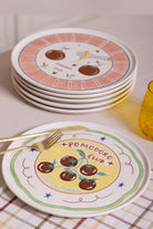 Italian Summer Seramik Servis Tabağı Seti, 6'lı - 26 Cm - 3
