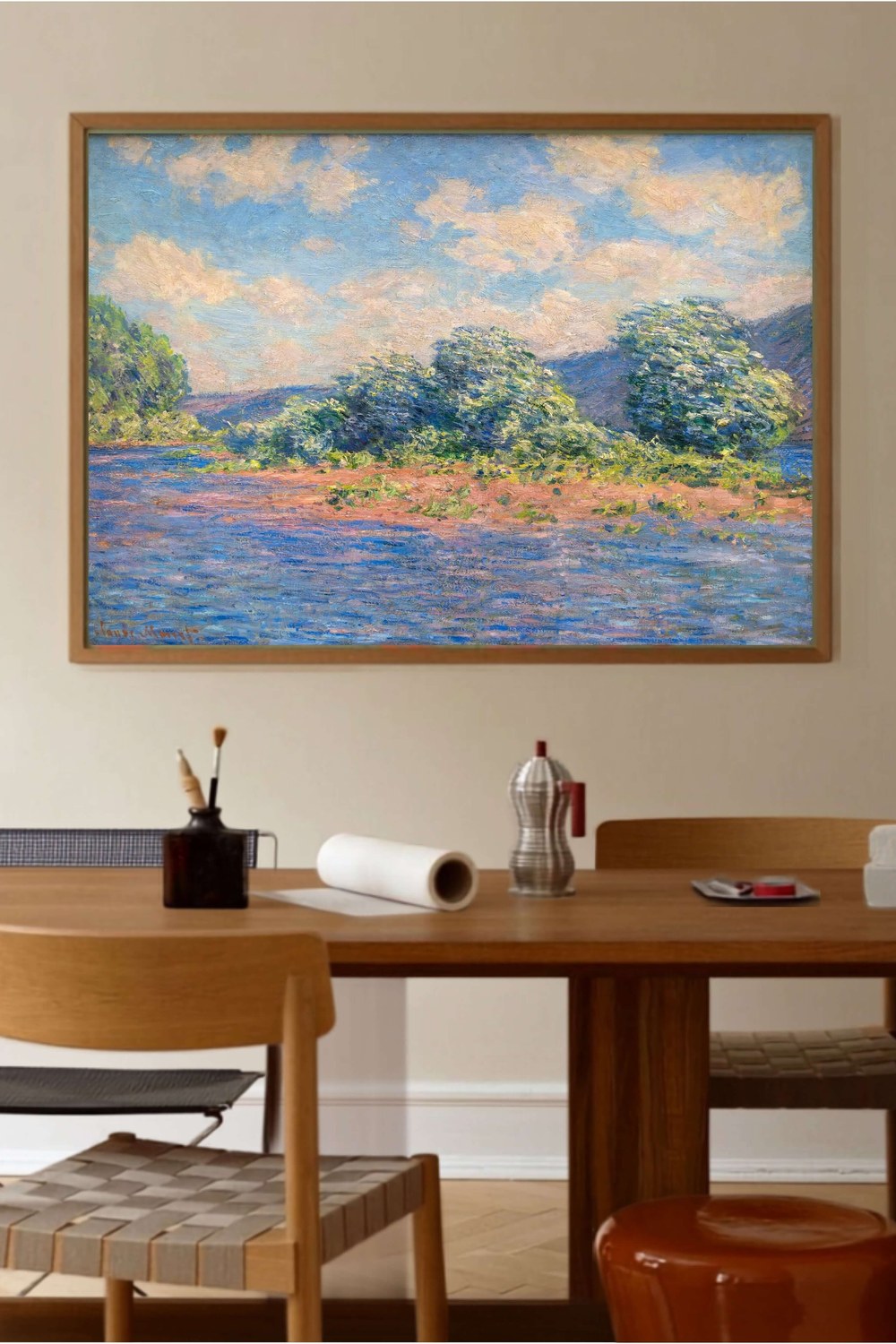 Claude Monet - Port-Villez'de Seine Nehri - 0