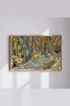 Vincent Van Gogh - Büyük Çınar Ağaçları - 1
