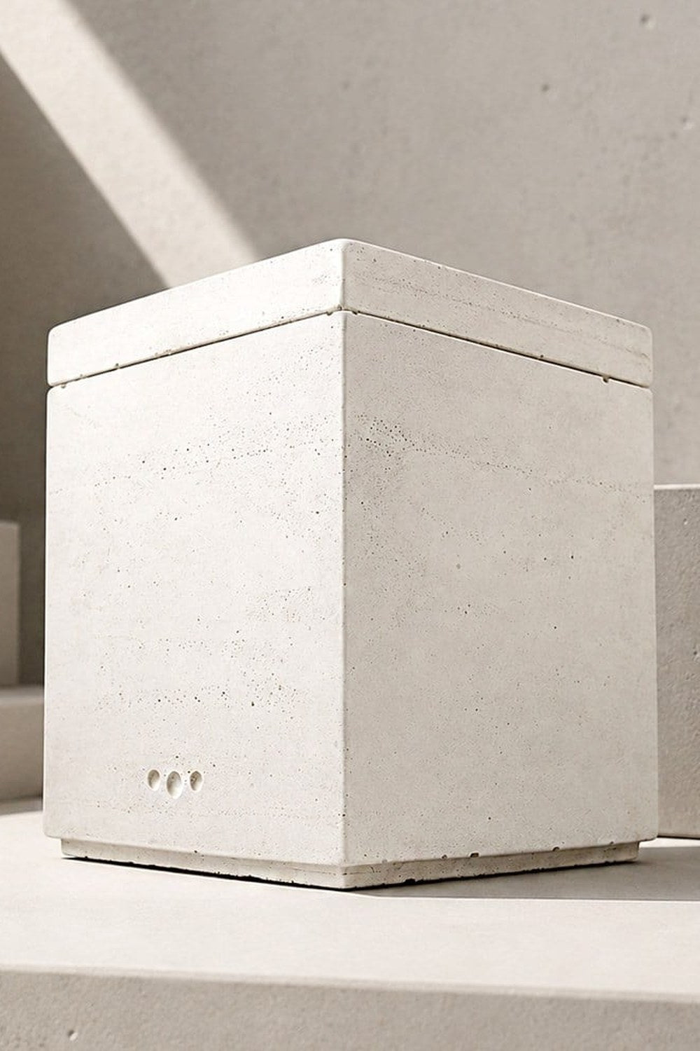 Sandal Ağacı Kokulu Beton Kaseli Mum, 4 Fitilli - 5