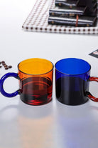 Renkli Cam Kupa, Amber - 250 Ml - 0