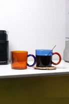 Renkli Cam Kupa, Amber - 250 Ml - 2
