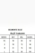 Belmonte Fırfırlı Dantel Bluz, Beyaz - 4