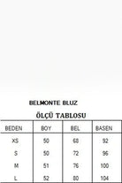 Belmonte Fırfırlı Dantel Bluz,Fuşya - 2