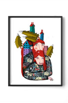 Sevgi Duvarı - Sanat Baskısı, 21x30 Cm - 1