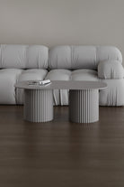Seton Orta Sehpa, Platin Gri - 100x55 Cm - 1