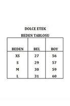 Fırfırlı Parlak Şort Etek - 1