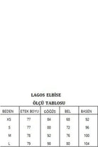 Lagos Dik Yaka Uzun Kuşak Detaylı Mini Elbise, Siyah - 2