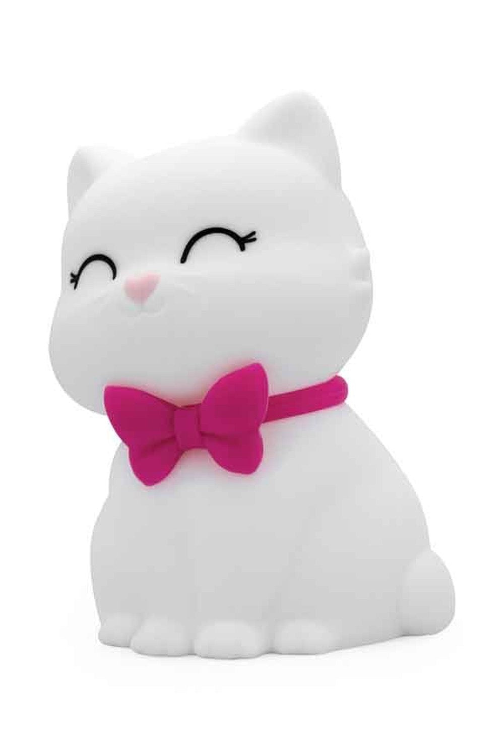 Silikon Gece Lambası Kedi Tosh Beyaz - 3