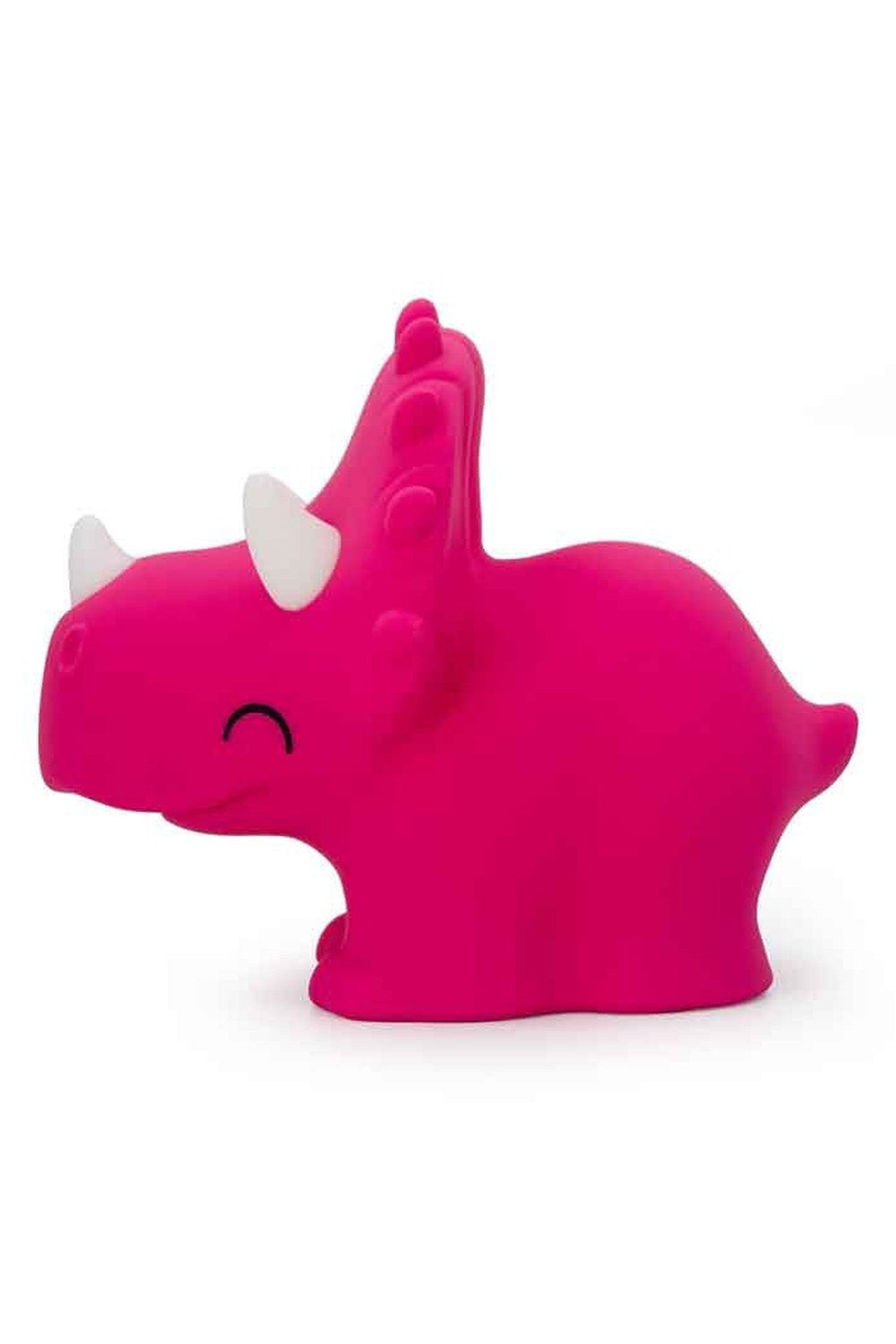 Silikon Gece Lambası Triceratops Pembe - 5